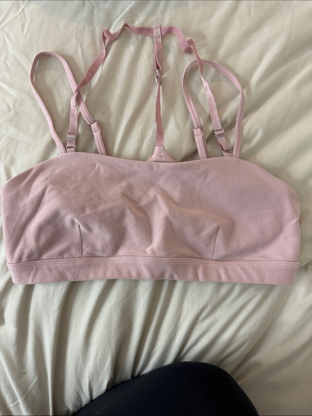 ALO Yoga Light Pink Strappy Bralette